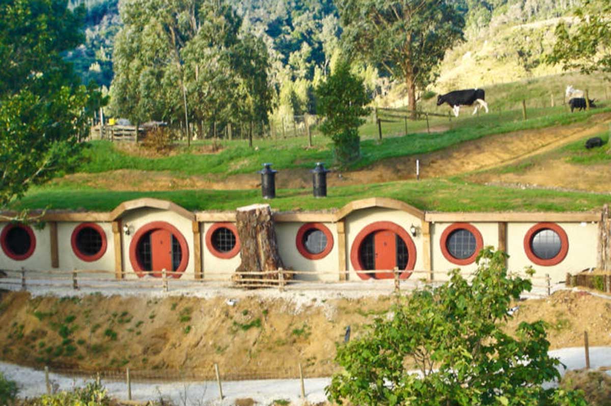 Stay in a Hobbit Hole New Zealand